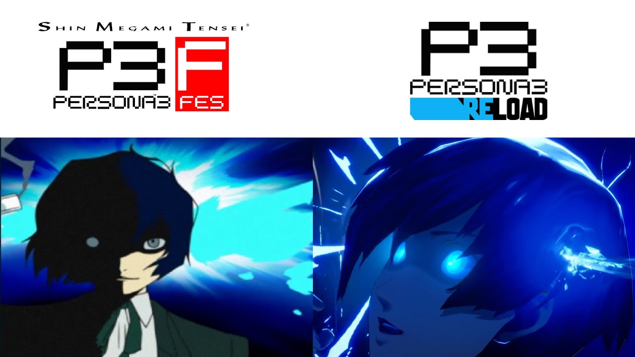 Persona 3 vs Persona 3 Reload in game comparison - YouTube