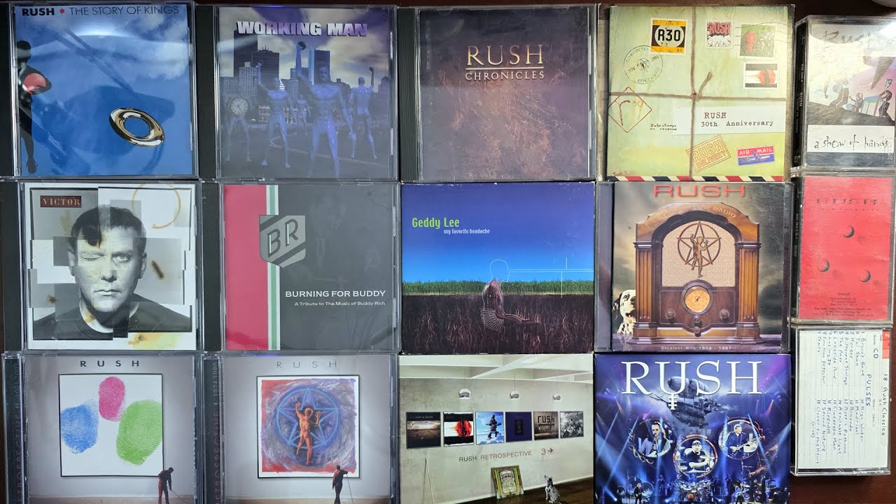 Rush Music Collection: CDs - Solo and Compilation Albums #rush