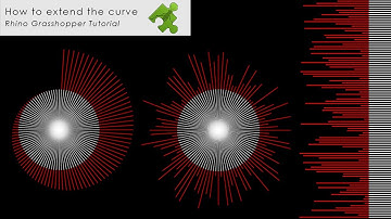 How to extend the curve Rhino Grasshopper Tutorial