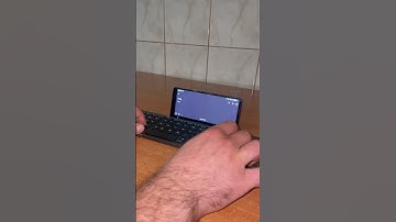 Mini folding keyboard with touchpad!✅ #acelush #quicktype #gadget #essential #student #study