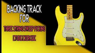 Backing Track for Three String Sweep Picking Exercise / Etude