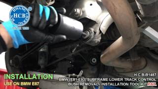 Installation Tool Kit BMW Differential Bushing Removal E81 to E93 