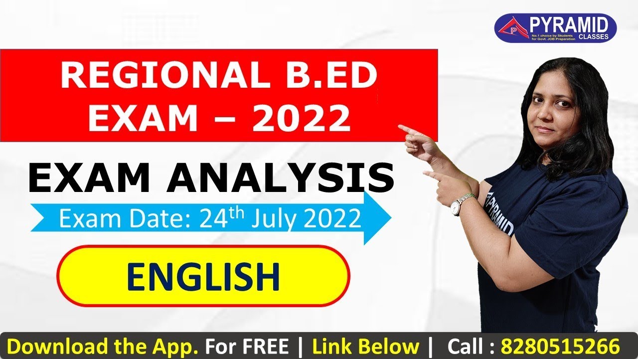 regional bed exam analysis 24 July RIE CEE 2022 Questions Analysis