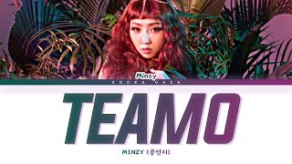 MINZY (공민지) - 'TEAMO' Lyrics (Han/Rom/Eng)