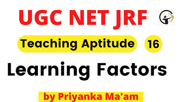 UGC NET JRF Paper -1 | Teaching Aptitude by Priyanka Ma
