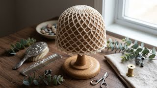 How To Crochet Mesh  Hat Crochet EASY &amp; SIMPL *mesh hat step by step