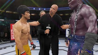 Bruce Lee vs. Titan Atlas - EA Sports UFC 4 - Epic Fight 🔥🐲