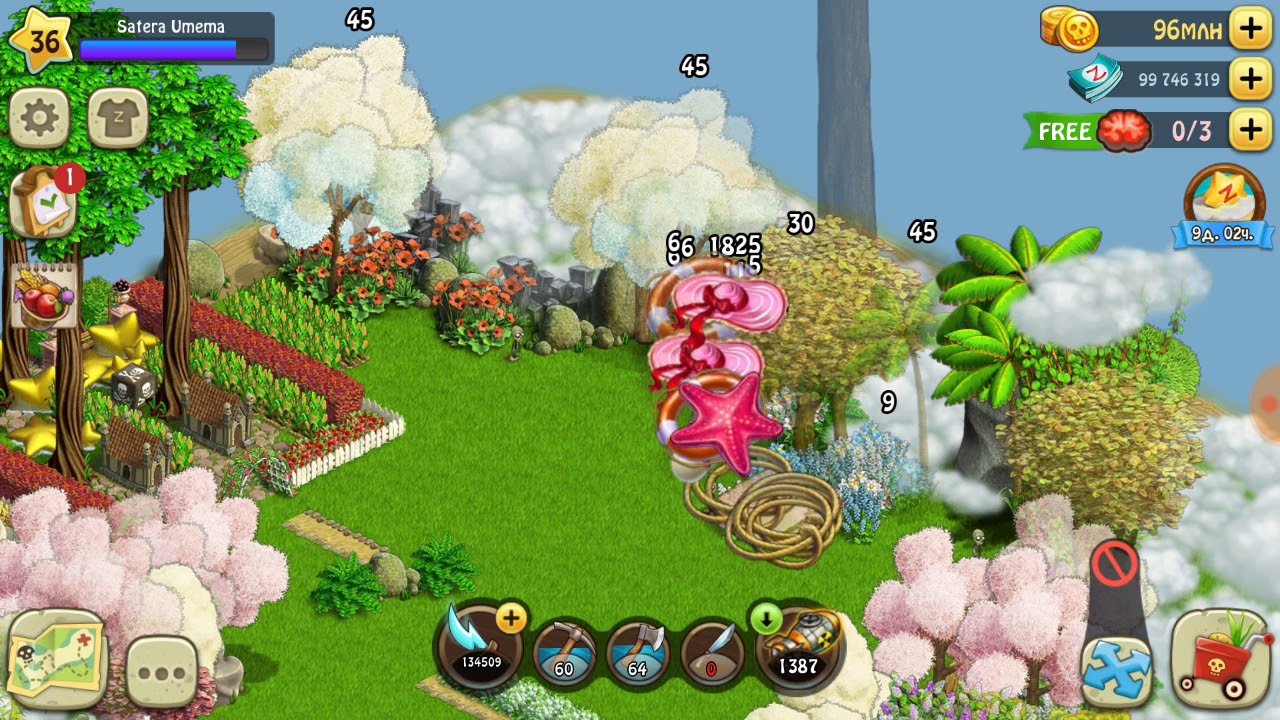 Остров лилипутов зомби ферма карта