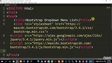 Lecture 9 Bootstrap using Sublime Editor and Chrome.