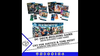 DC Deck-Building: Rebirth One-Shot Packs: Cry For Justice & Time Heist