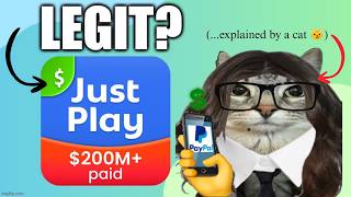 HOW TO PLAY AND EARN FROM JUSTPLAY (explained by a cat 😼)