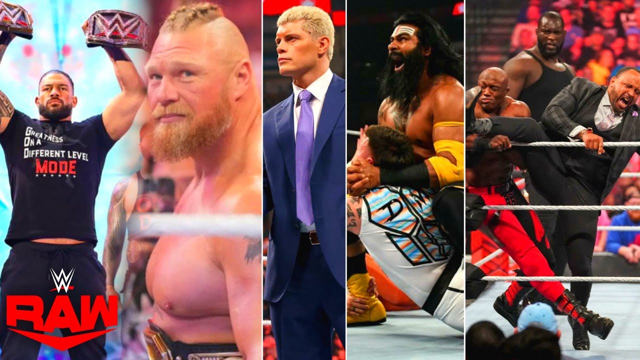 'Brock ki Story Khatmm🔥' Roman STATEMENT, Cody Promo, MVP ATTACKS Lashley, Veer..WWE Raw Highlights