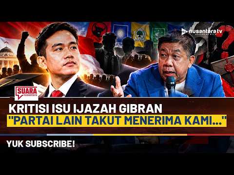 Gibran Tak Gentar Hadapi Isu Ijazah? Effendi: Partai Lain Takut Menerima Kami, Sembunyikan Apa?