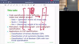 Graphs, CSPs and Codes - Madhu Sudan