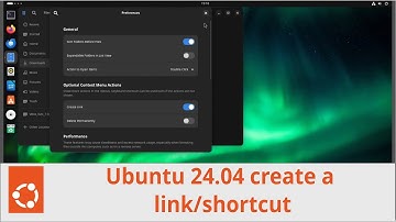 When I need to create a (desktop) shortcut on Ubuntu 24.04