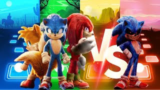 Sonic the Hedgehog VS Knuckles the Echidna VS Tails VS Sonic exe || Tileshop EDM Rush