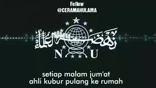 Malam jum'at ahli kubur pulang ke rumah