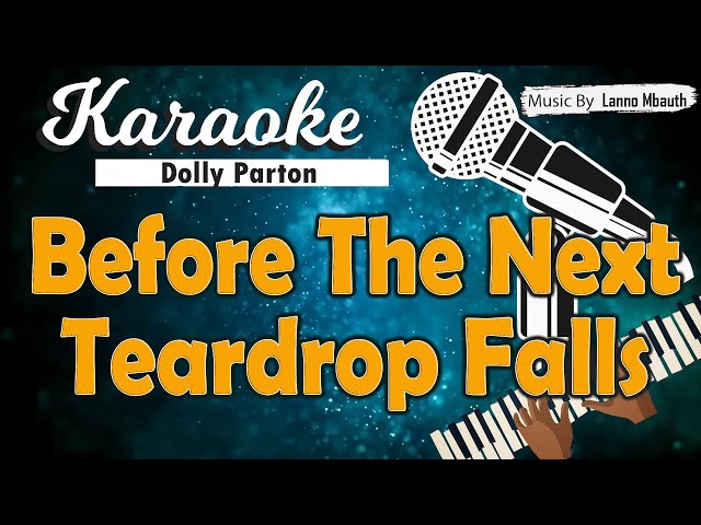 Karaoke BEFORE THE NEXT TEARDROP FALLS - Music By Lanno Mbauth class=