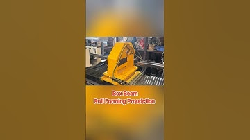 Box Beam Roll Forming Machinery For Pallet Racking #shelvingrack #metalformingmachine