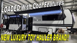 NEW Luxury Toy Hauler Brand! 2024 Takoda 350TH Fifth Wheel by East To West RV at Couchs RV Nation
