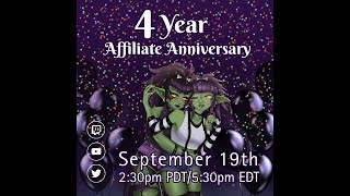 Hey you mind if i just- *slips knife between ribs* | Twitch Affiliate Anniv Party 9/19 2:30pm PDT!