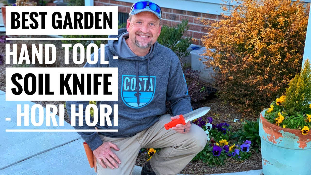 The best gardening hand tool AM Leonard Soil Knife Hori Hori knife