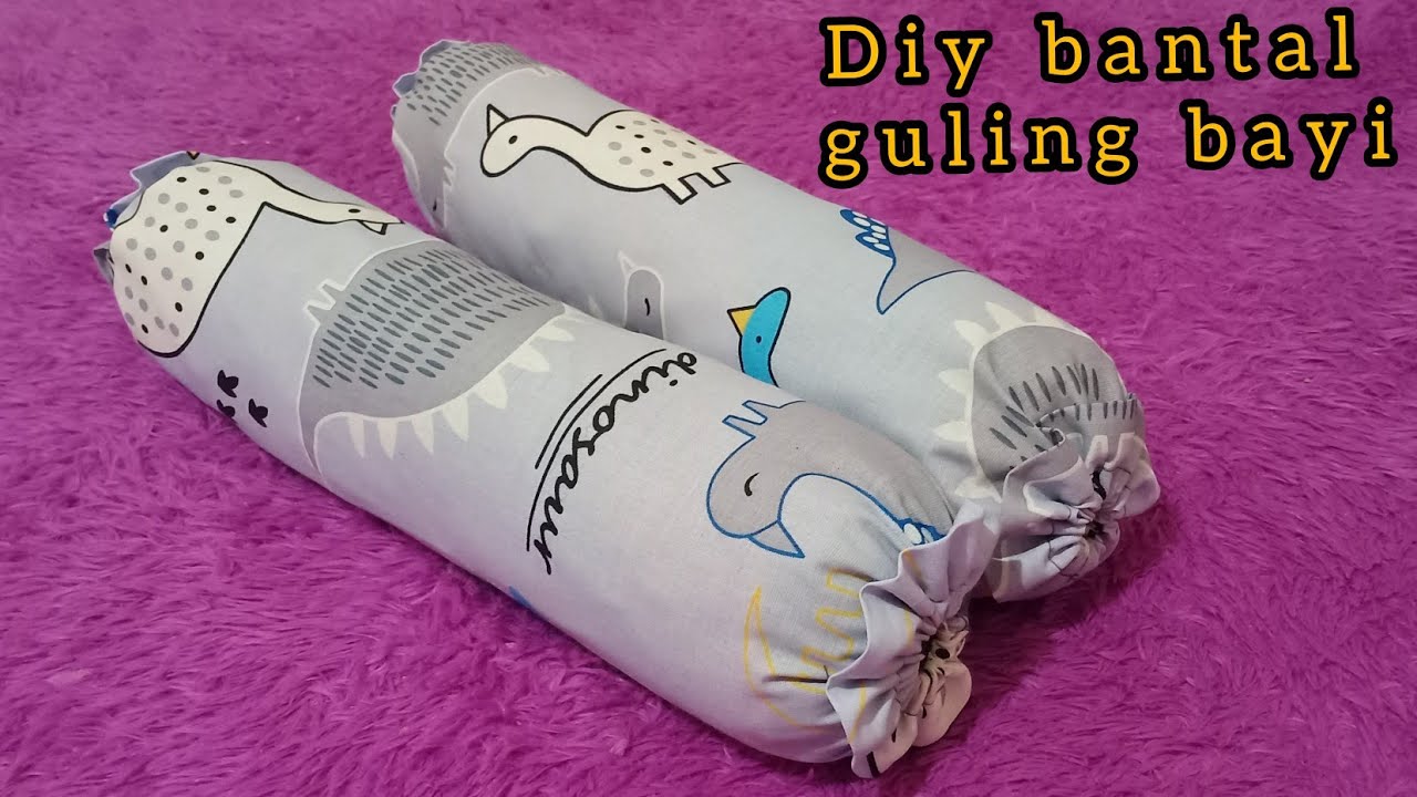 cara membuat bantal bayi || sarung guling bayi