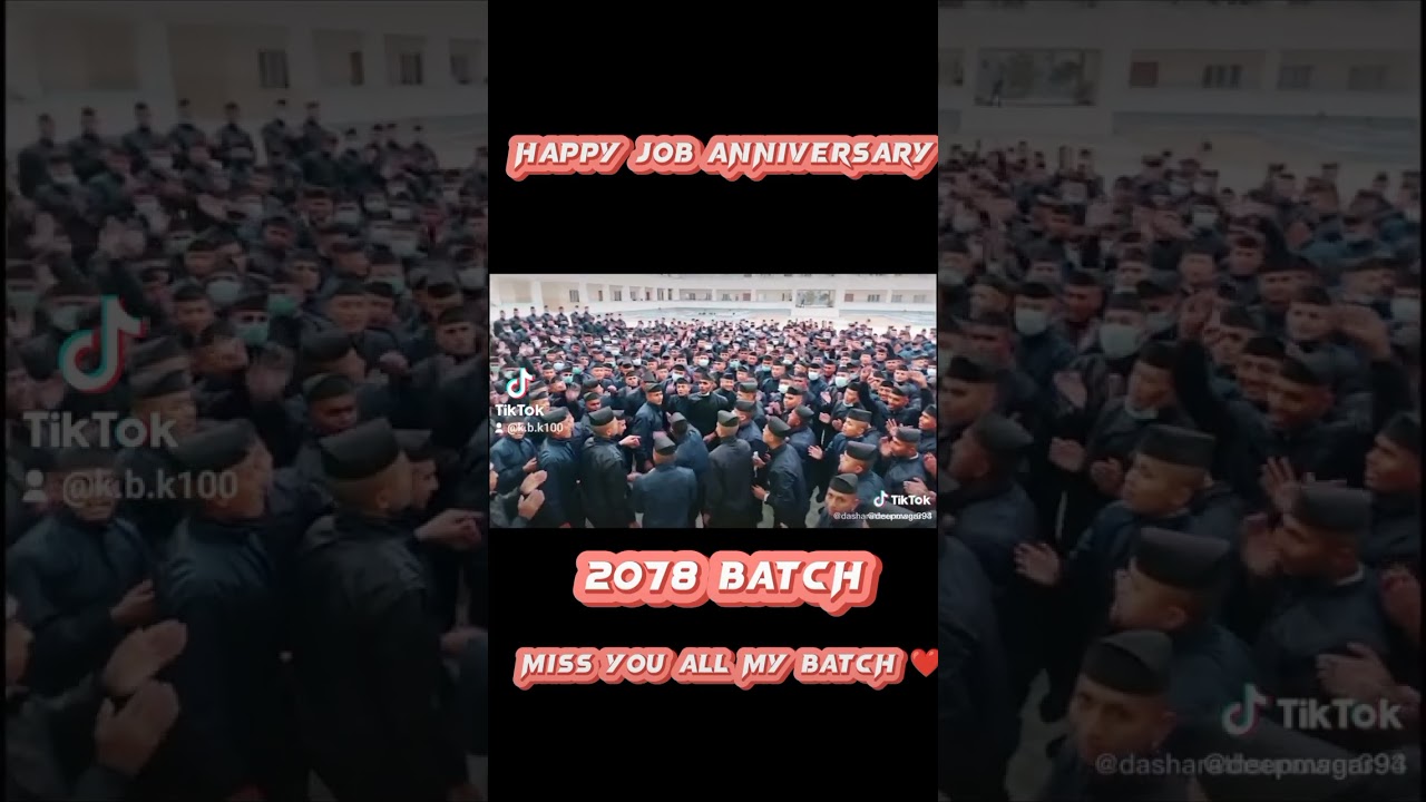 happy job anniversary 2078 batch❤️
