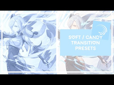 2 soft / candy transition presets | alight motion
