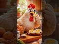 Cute Chicken Eating Egg Viral Video 🤣 #ai #egg #shorts #eating