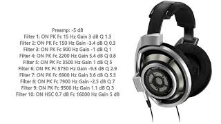 My EQ for Sennheiser HD 800 stock (Diffused Field)