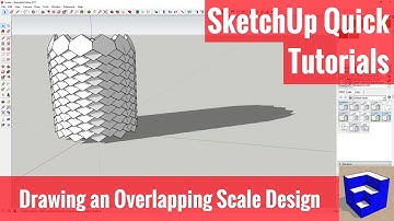 Creating an Overlapping Scale Design in SketchUp - SketchUp Quick Models