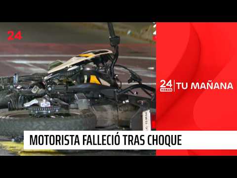 Tragic accident in Providencia: Delivery motorcyclist dies after crashing into surveillance camer...