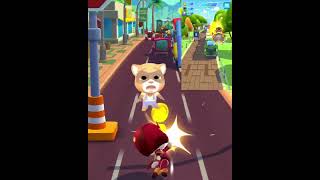 TomHeroes- Hero Fire Angela Normal Screen Run VS Hero Gold Tom Reverse Running Mini Screen Gameplay screenshot 2