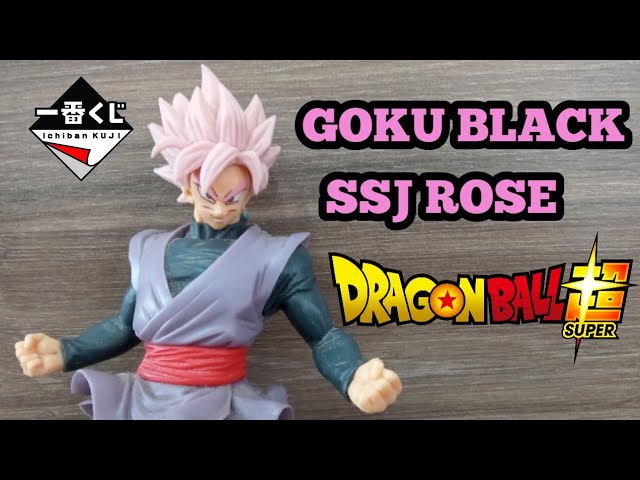 Review GOKU BLACK SH Figuarts Dragon Ball Super - SSJ Rosé - Bandai boneco  brinquedo em português 