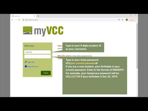 VCC Student Login