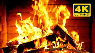 🔥 Cozy Fireplace 4K (12 HOURS). Fireplace with Crackling Fire Sounds. Fireplace Burning 4K