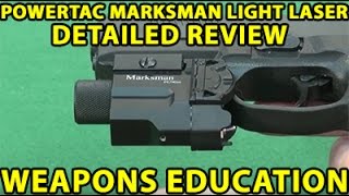 Powertac Marksman Rail Light Green Laser Detailed Review Best Functions Available WeaponsEducation