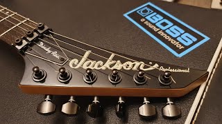 Jackson Professional Dinky Reverse Headstock Deep Purple Guitar Up Close Video Review