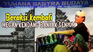 Lincah Megan kendang kembali Senyum | Janger yuana sastra live sraten