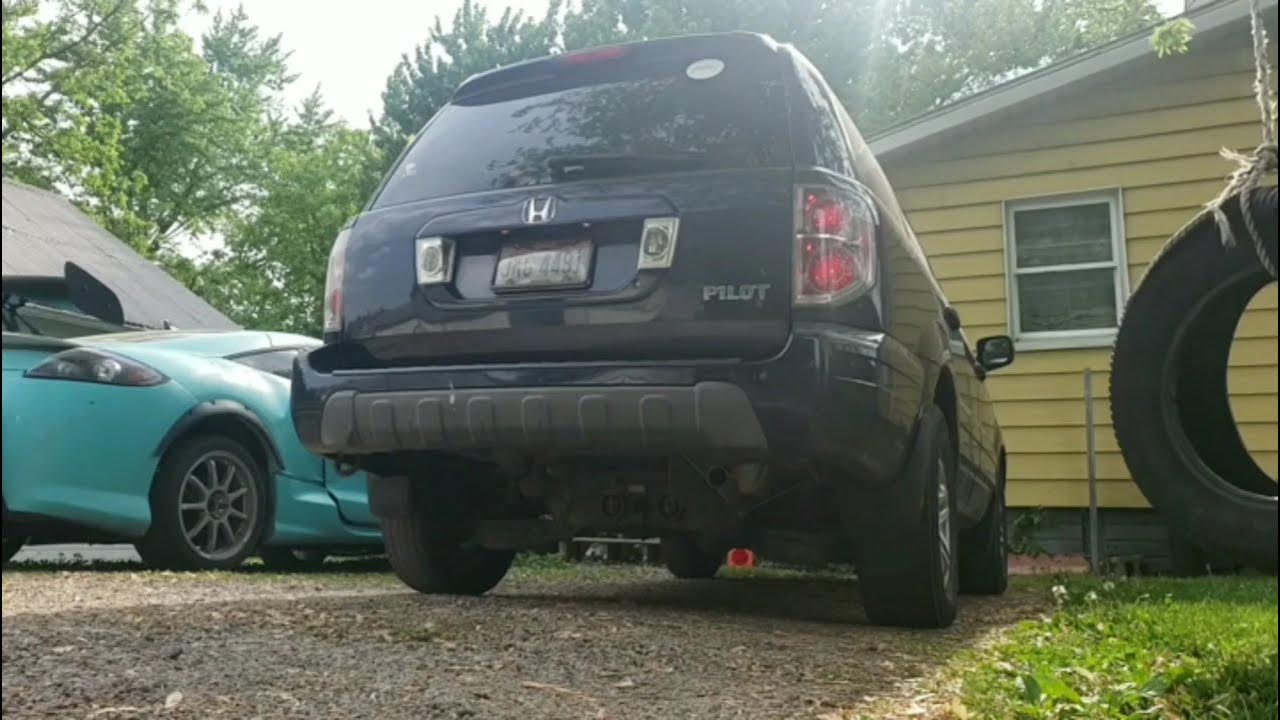 04 Honda Pilot Muffler Delete! - YouTube