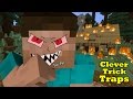 Simple Trick-Traps to kill Pros in Mini-Games & Survival - Minecraft