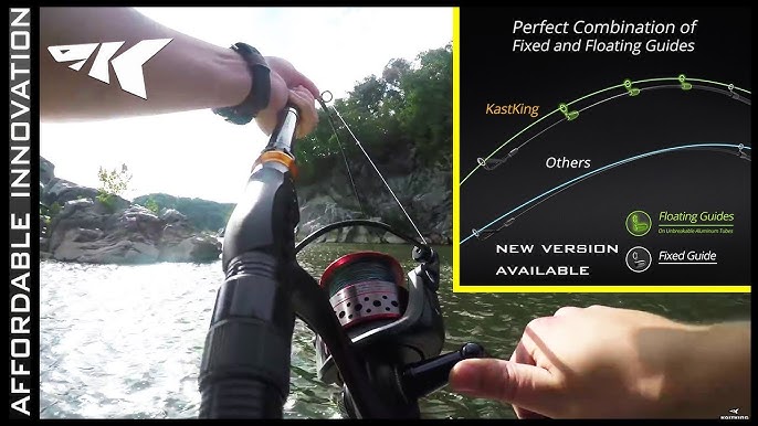 HOW TO Extend and Collapse a Travel Fishing Rod  KastKing BlackHawk II  Baitcast Travel Rod 