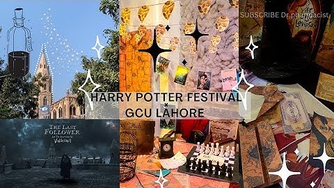 Harry Potter festival | The Last follower movie | GCU Lahore