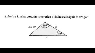 Szinusz-Tétel Alkalmazása. 11.O. 24.7.24.-6
