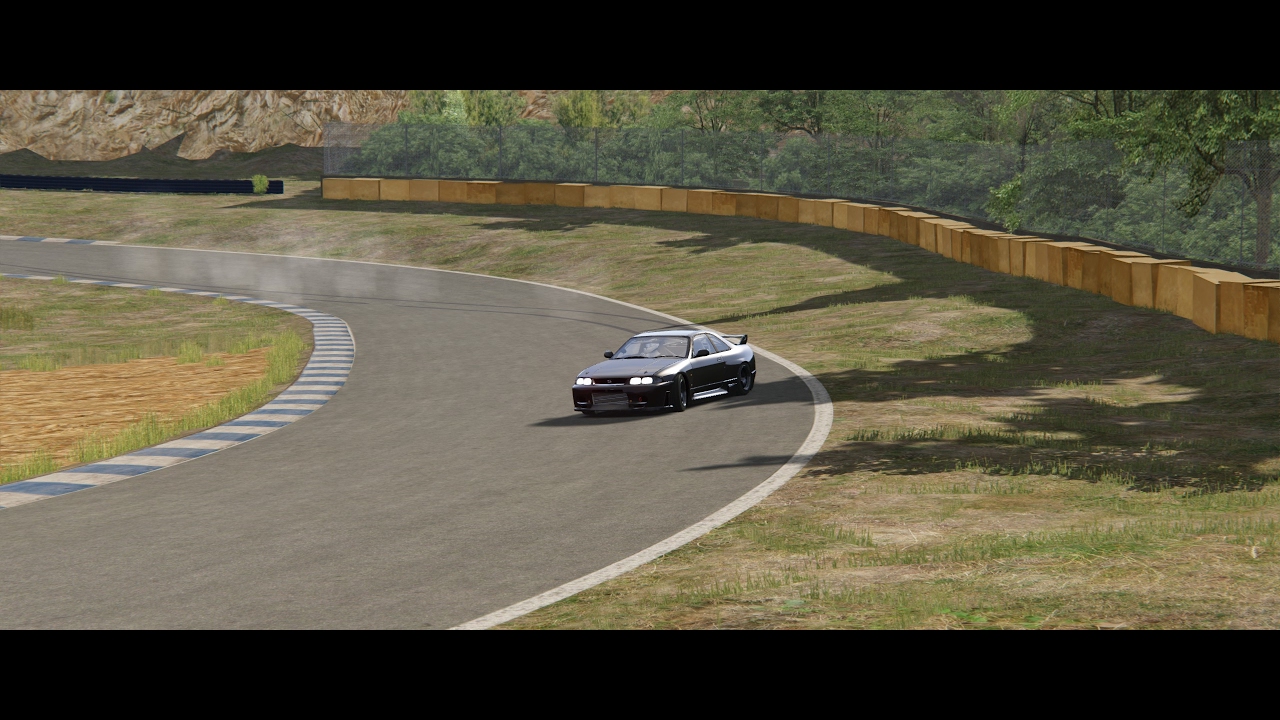 Assetto corsa R33 at Higashi Drift lap Wheel G29