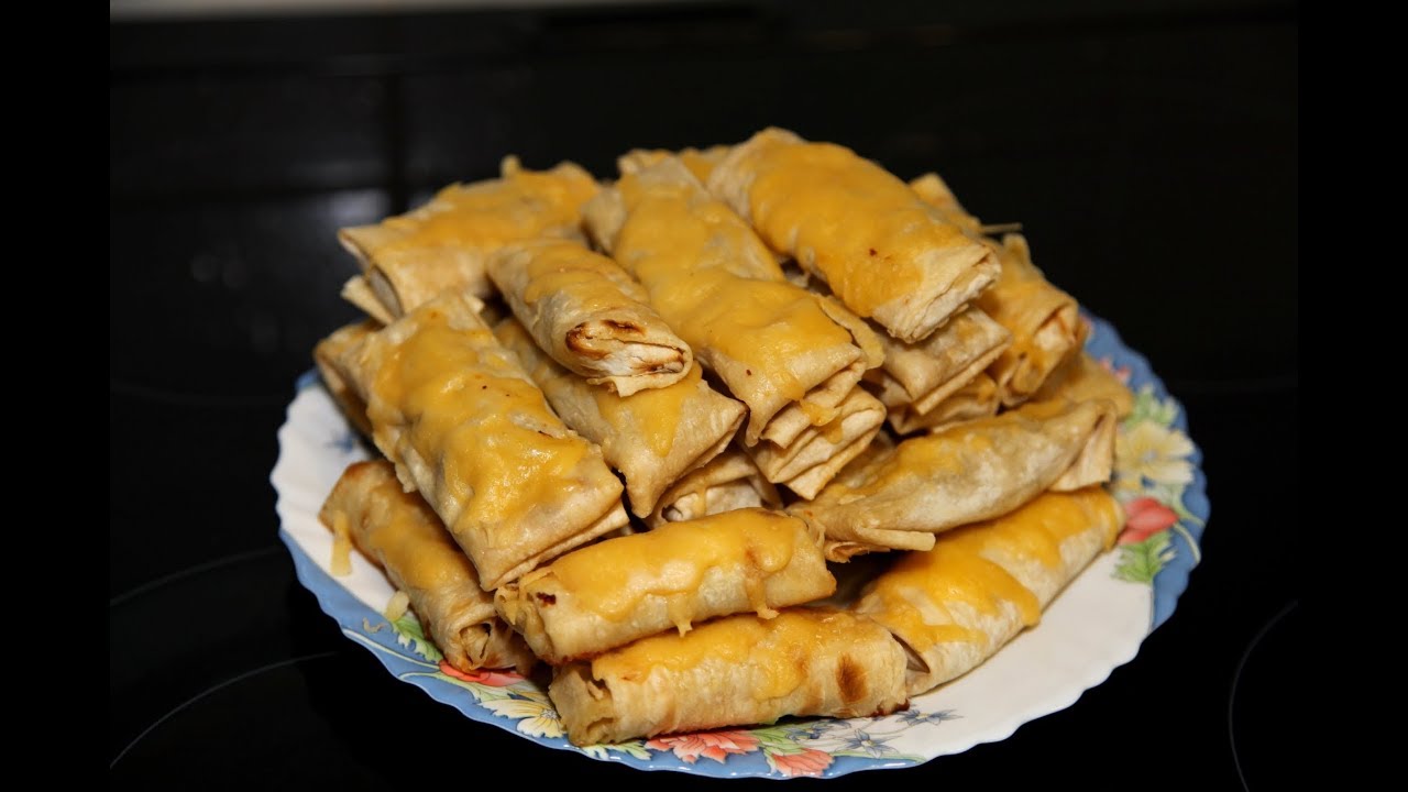 Мясные рулетики в лаваше