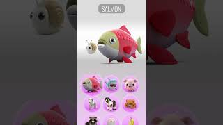Crossbreading Snail and Salmon | Animash screenshot 1