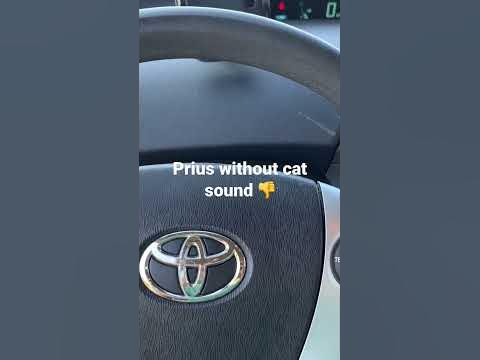 Prius without catalytic converter - YouTube