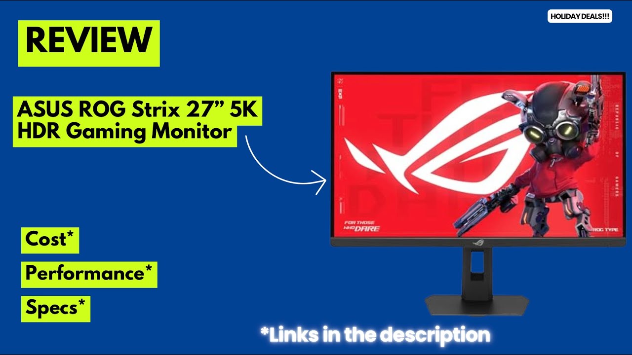 ASUS ROG Strix XG27JCG Review | 27” 5K HDR Gaming Monitor 180Hz Dual Mode 330Hz Explained